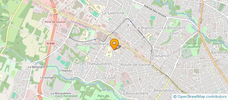 localisation de l'entreprise CBT à CHALLANS