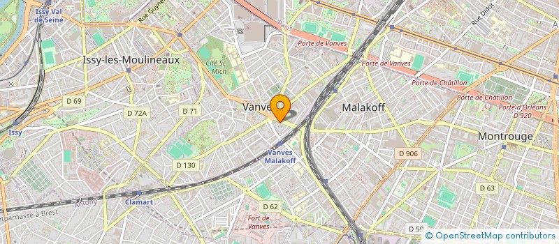 localisation de l'entreprise CBT MED COCHET GRASSET PASQUIER CIABRINI à VANVES