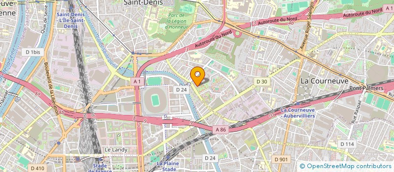 localisation de l'entreprise CBT MEDICAL ET PARA MEDIC FRANCS MOISINS à SAINT-DENIS
