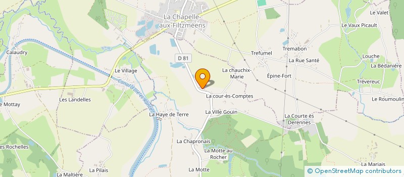 localisation de l'entreprise CBT1  QUEBRIAC