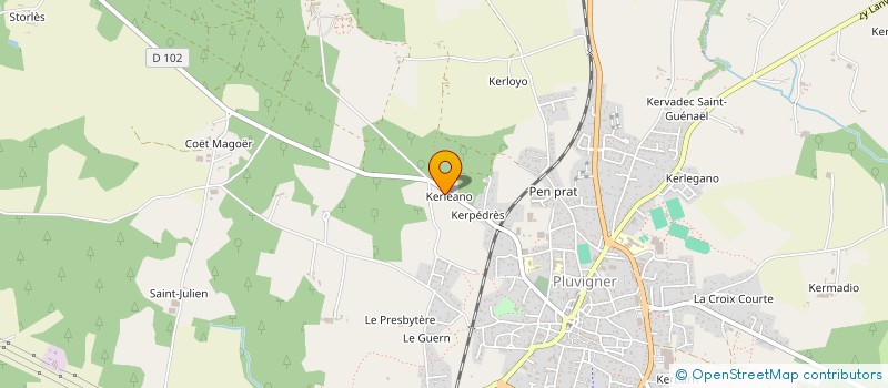 localisation de l'entreprise CBTEC  MOUSTOIR-AC