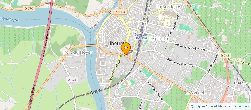 localisation de l'entreprise CBTI à LIBOURNE
