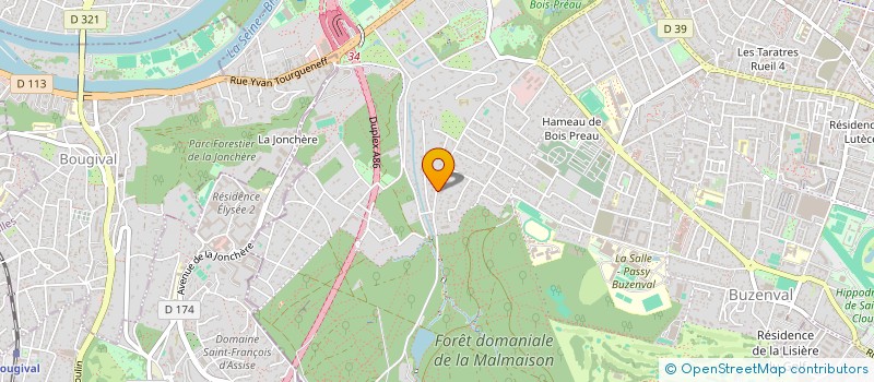 localisation de l'entreprise CBTS à RUEIL-MALMAISON