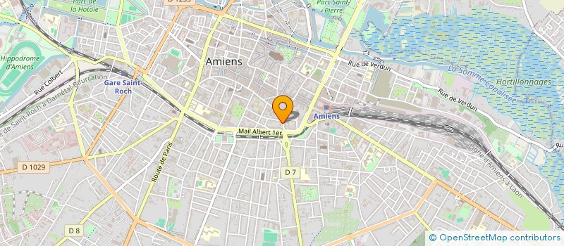 localisation de l'entreprise CBV à AMIENS