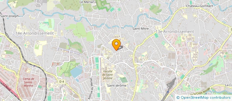 localisation de l'entreprise CBV à MARSEILLE