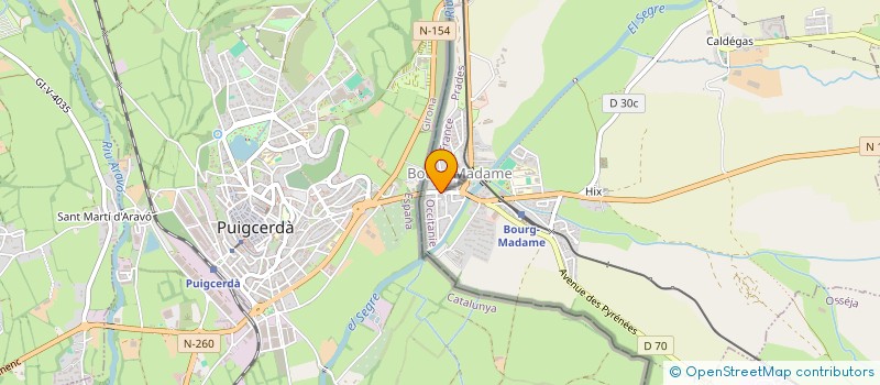 localisation de l'entreprise CBV COMMUNICATION  BOURG-MADAME