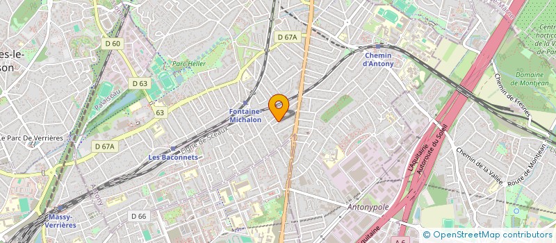 localisation de l'entreprise CBV PHARMA à ANTONY