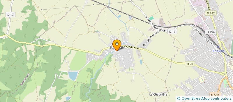 localisation de l'entreprise CBVN à SAINT-BEAUZIRE