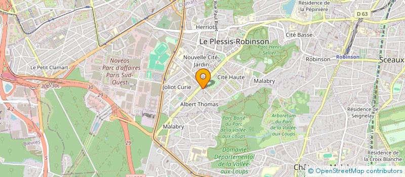 localisation de l'entreprise CBVR CONSEIL à LE PLESSIS-ROBINSON