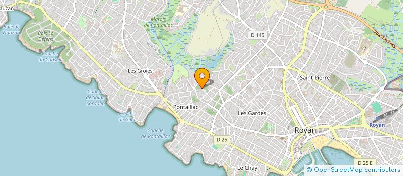 localisation de l'entreprise CBVR IMMO  ROYAN