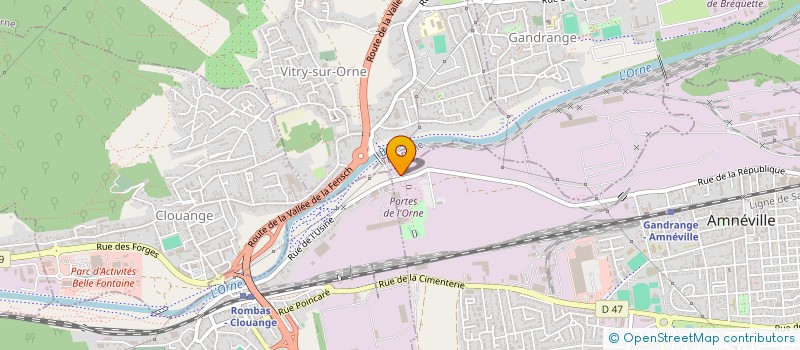 localisation de l'entreprise CBW 2  AMNEVILLE