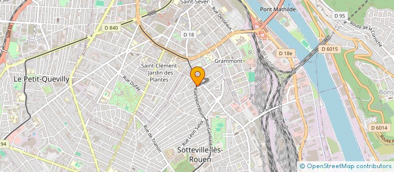 localisation de l'entreprise CBY à SOTTEVILLE-LES-ROUEN