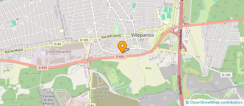 localisation de l'entreprise CBY HOUSING  VILLEPARISIS