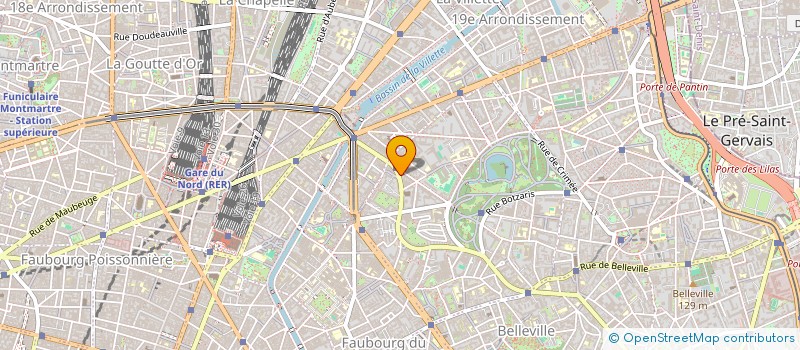 localisation de l'entreprise CC  PARIS