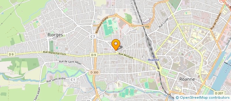 localisation de l'entreprise CC à RIORGES