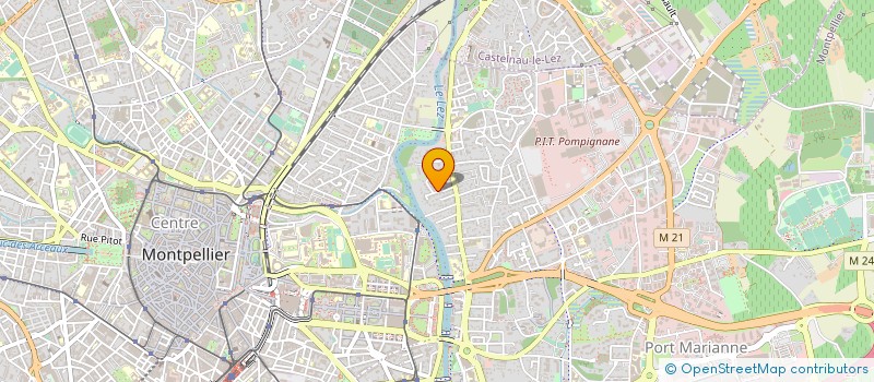 localisation de l'entreprise CC à MONTPELLIER