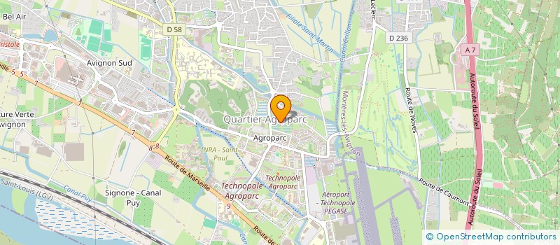 localisation de l'entreprise CC  AVIGNON