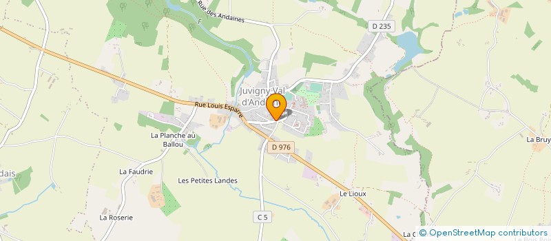 localisation de l'entreprise CC ANDAINE - PASSAIS à JUVIGNY VAL D'ANDAINE