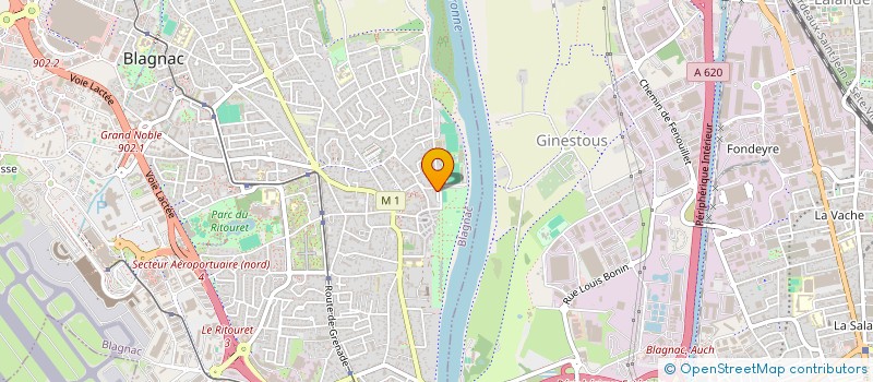 localisation de l'entreprise CC ARCHITECTE  BLAGNAC