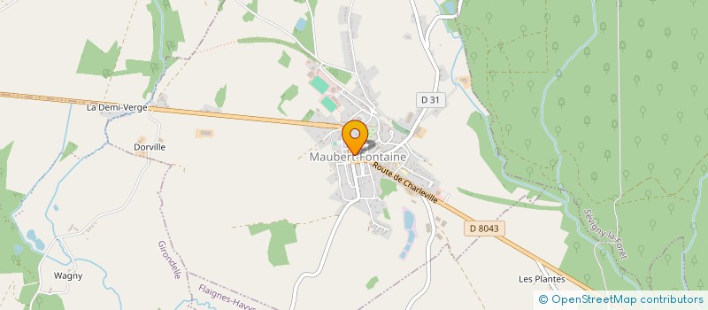 localisation de l'entreprise CC ARDENNES THIERACHE à MAUBERT-FONTAINE