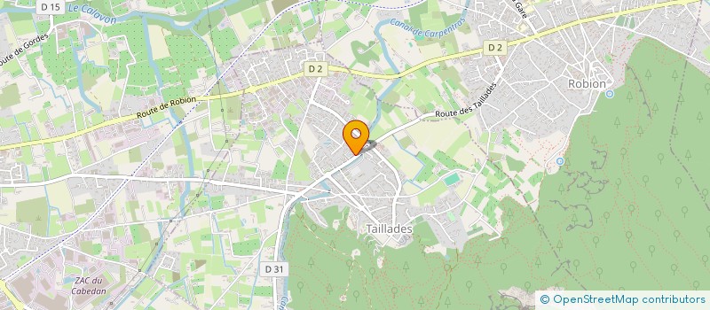 localisation de l'entreprise CC AUREA HOLDING  TAILLADES