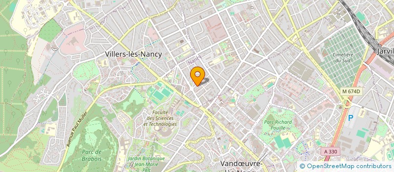 localisation de l'entreprise CC&B  NANCY