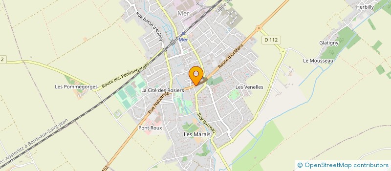 localisation de l'entreprise CC BEAUCE VAL DE LOIRE  MER