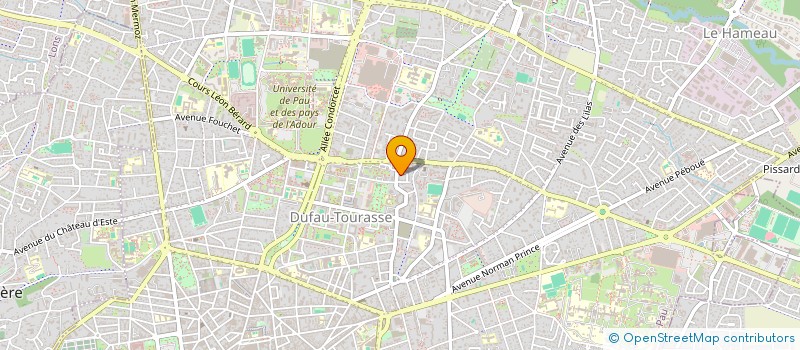 localisation de l'entreprise CC CARRELAGE à PAU