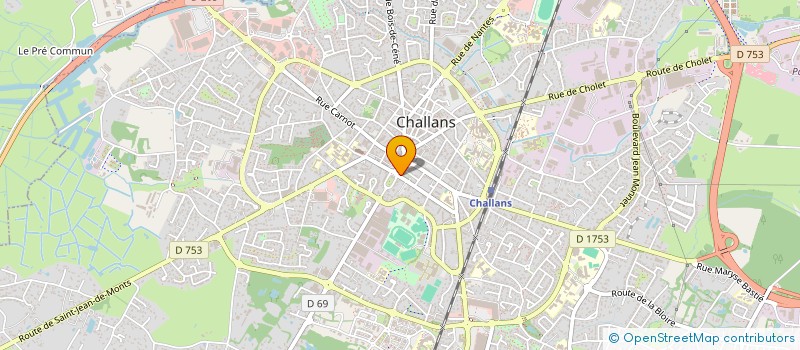 localisation de l'entreprise CC CHALLANS-GOIS COMMUNAUTE à SALLERTAINE