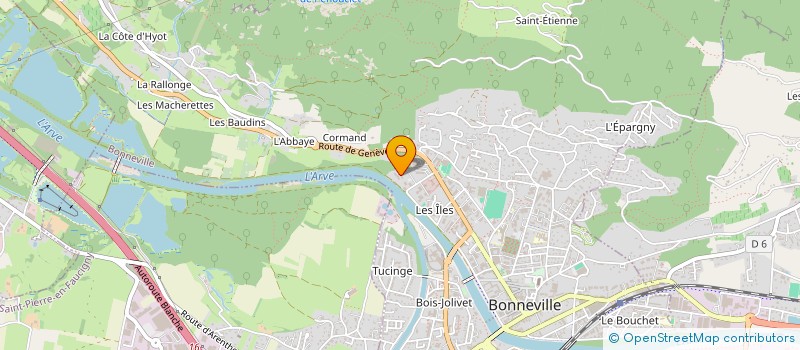 localisation de l'entreprise CC &CO  BONNEVILLE