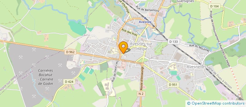 localisation de l'entreprise CC COEUR DE L'AVESNOIS à AVESNES-SUR-HELPE