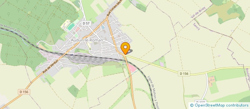 localisation de l'entreprise CC COEUR DU PAYS HAUT à AUDUN-LE-ROMAN