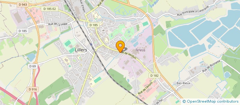 localisation de l'entreprise CC COIFFURE  LILLERS