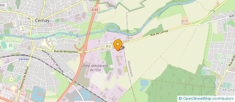 localisation de l'entreprise CC COMMUNAUTE DE COMMUNES DE THANN-CERNAY à CERNAY
