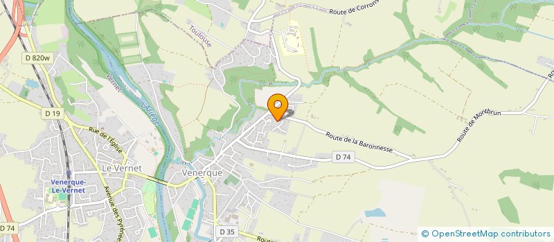 localisation de l'entreprise CC CONSEIL ET DEVELOPPEMENT à VENERQUE