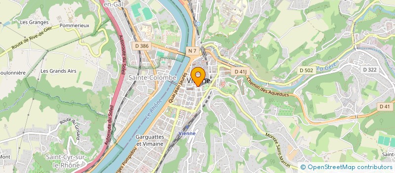 localisation de l'entreprise CC CONSEILS à VIENNE