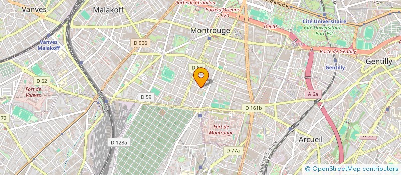 localisation de l'entreprise CC CONSULTING  MONTROUGE