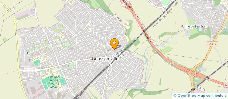 localisation de l'entreprise CC CONSULTING HR  GOUSSAINVILLE