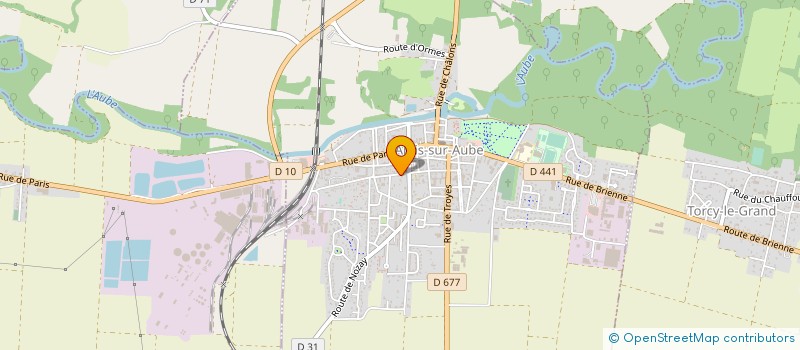localisation de l'entreprise CC D'ARCIS, MAILLY, RAMERUPT à ARCIS-SUR-AUBE