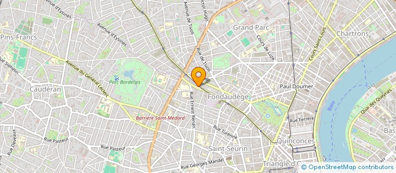 localisation de l'entreprise CC-DB CABINET COMPTABLE à BORDEAUX