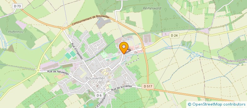 localisation de l'entreprise CC DE HANAU-LA PETITE PIERRE à BOUXWILLER