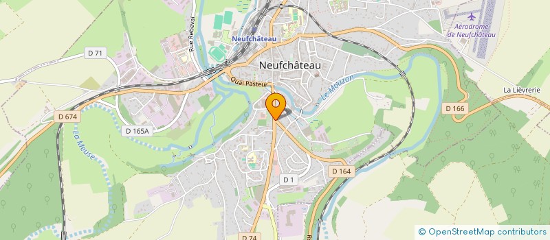 localisation de l'entreprise CC DE L'OUEST VOSGIEN à NEUFCHATEAU