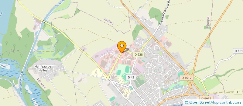 localisation de l'entreprise CC DE LA HAUTE SOMME (COMBLES - PERONNE - ROISEL) à PERONNE