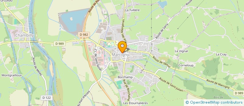 localisation de l'entreprise CC DE MARCIGNY  MARCIGNY