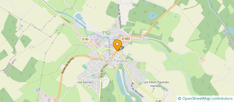 localisation de l'entreprise CC DE PUISAYE-FORTERRE à SAINT-FARGEAU