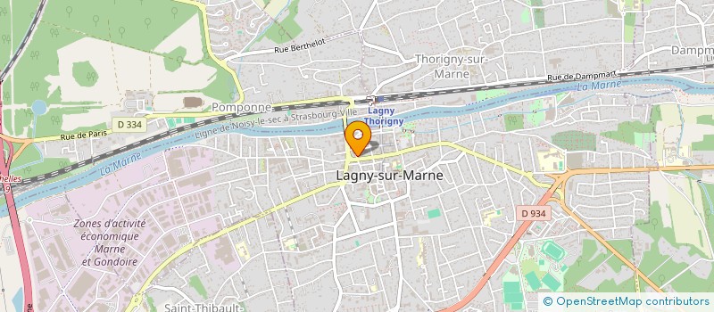 localisation de l'entreprise CC DENIM CONCEPT  LAGNY-SUR-MARNE