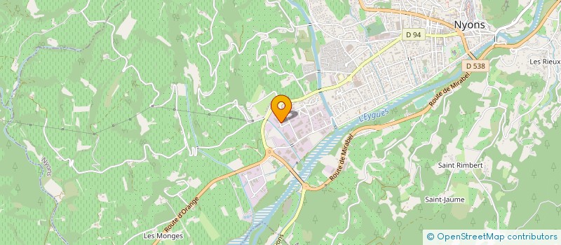 localisation de l'entreprise CC DES BARONNIES EN DROME PROVENCALE à NYONS