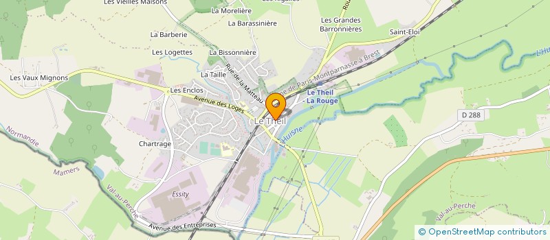 localisation de l'entreprise CC DES COLLINES DU PERCHE NORMAND à VAL-AU-PERCHE