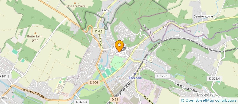 localisation de l'entreprise CC DES PORTES EURELIENNES D ILE DE FRANCE à EPERNON