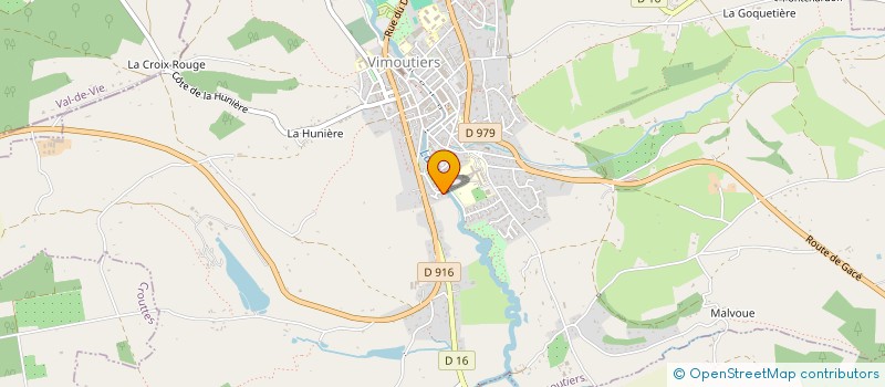 localisation de l'entreprise CC DES VALLEES D'AUGE ET DU MERLERAULT à VIMOUTIERS